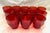 1970s Vintage Ruby Red Double Old Fashion Glasses -Set of 6 For Sale - Image 5 of 6