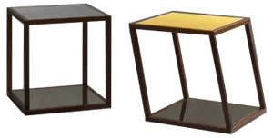 Set of 2 Cf Lt07.5 Low Tables by Caturegli Formica