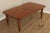 Traditional Henredon Somerton Banded Mahogany Rectangular Dining Table With Fluted Legs For Sale - Image 3 of 18