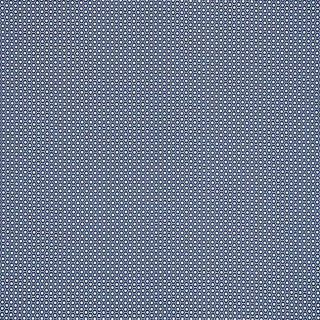 Sample - Schumacher X Studio Bon Queen B Ii Fabric in Navy For Sale