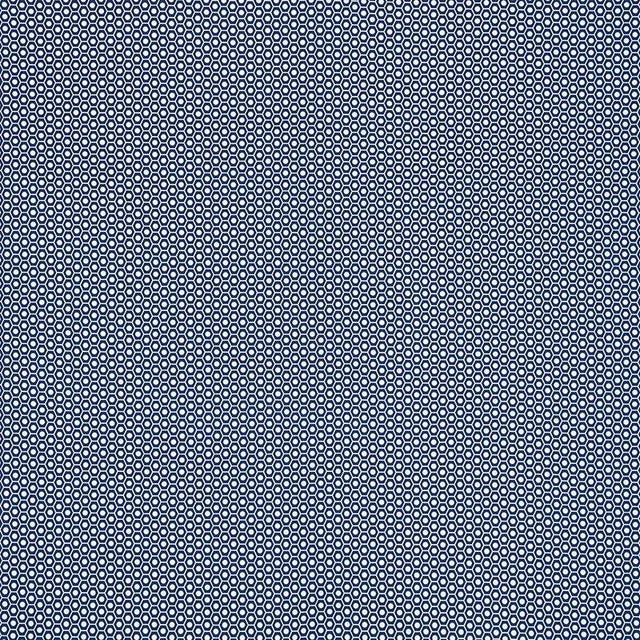 Sample - Schumacher X Studio Bon Queen B Ii Fabric in Navy For Sale