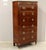 Napoleon III marquetry chest of drawers, with a marble top and splendid original gilded bronzes. Second half of the 19th...