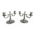 1930s Svenskt Tenn Swedish Pewter Art Deco Candlesticks - A Pair For Sale
