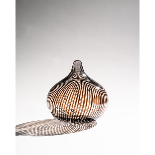 Glass Glasstudio Filigrana Vase Duo by Mario Colelli & Hertha Bengtson for Rosenthal, Germany, 1980s, Set of 2 For Sale - Image 7 of 18