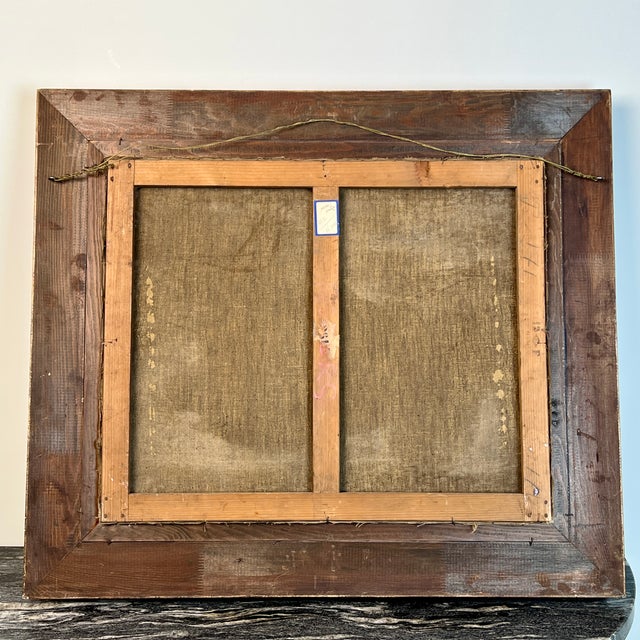 Daniel Tixier, 1890s, Oil on Canvas & Pine For Sale - Image 4 of 9