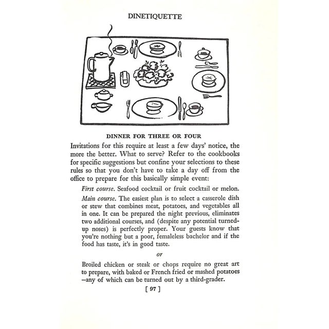 Black "He-Manners: Young Man's Book of Etiquette" 1955 Loeb, Robert H. Jr For Sale - Image 8 of 8