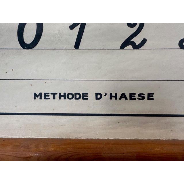 Antique D’Haese Schoon Schrift School Chart in Linen For Sale - Image 6 of 9