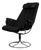 Jetson Lounge Chair in Black Leather by Bruno Mathsson for Dux, 2000s For Sale