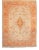 Antique Turkish Oushak Peach Handmade Wool Rug For Sale