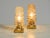 Brass Bedside Lamps with Gold Bubble Glass Shades, 1960s, Set of 2 For Sale - Image 16 of 18