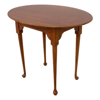 Primitive Country Style Cherry Occasional Table For Sale