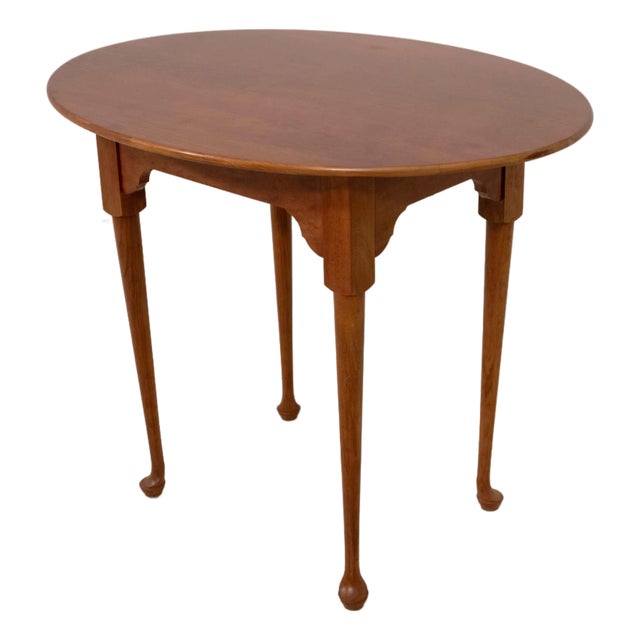 Primitive Country Style Cherry Occasional Table For Sale