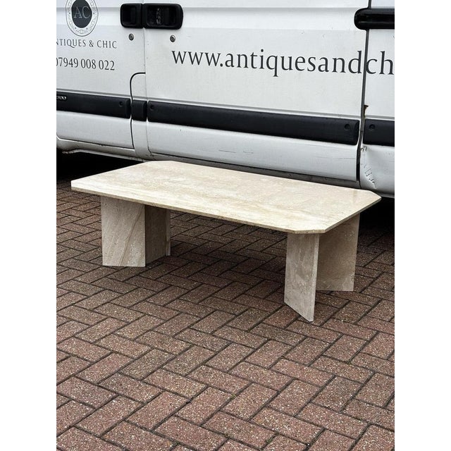 Vintage Italian Marble Coffee Table For Sale - Image 3 of 11