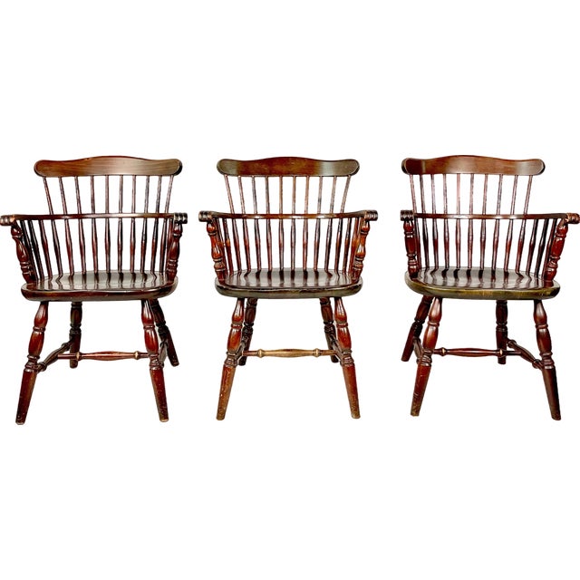 Windsor Chairs, UK, 1960s, Set of 3 For Sale
