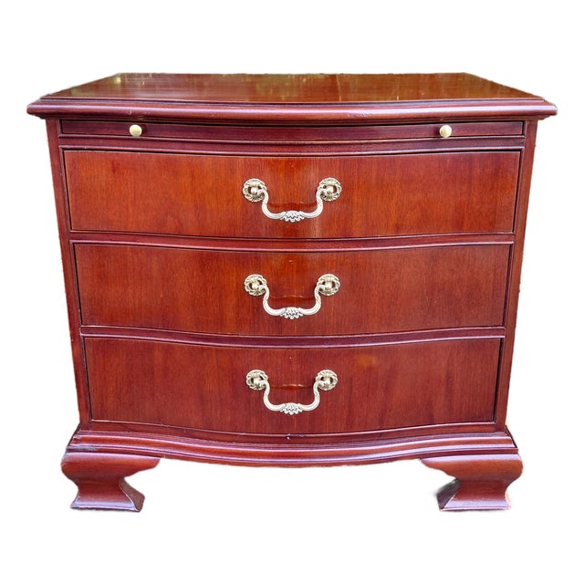 Late 20th Century Baker Furniture Company Bachelors Chest Nightstand For Sale