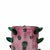 1980s Art Deco Style Pink and Green Murano Glass Vases with Applied Spikes, 1980, Set of 2 For Sale - Image 5 of 9