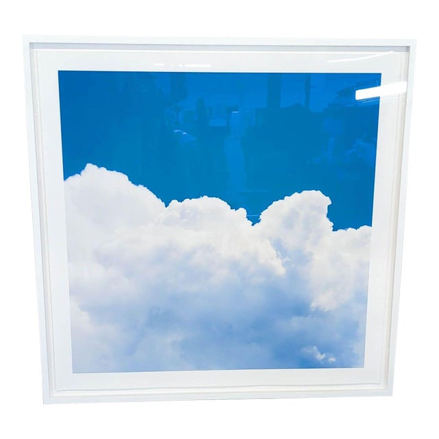 Kimberley Carr Harmon Photography Framed White Clouds Series 4 For Sale