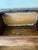 1920s Art Deco Wood Vanity Bench With William Morris Golden Lily Upholstery For Sale - Image 5 of 12