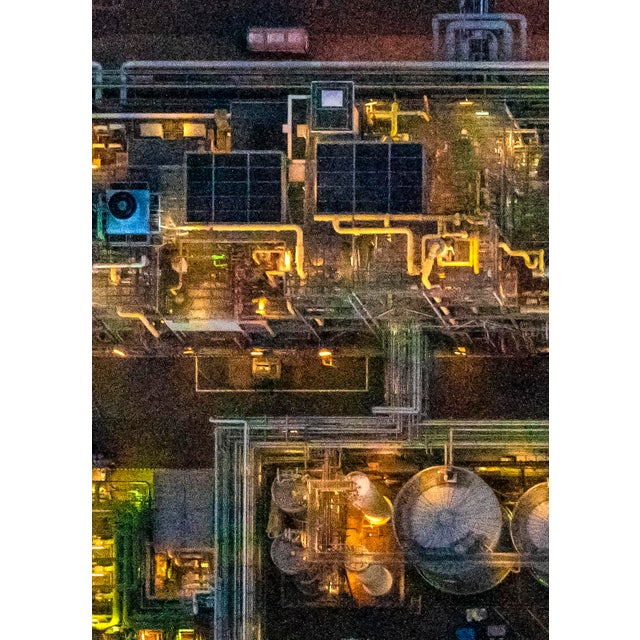 "Chemiefabrik_005" Contemporary Original Aerial View Landscape Photograph by Bernhard Lang For Sale - Image 6 of 6