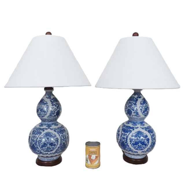 FREE SHIPPING ANYWHERE IN THE CONTINENTAL US! This is a fine set of Chinoiserie Ralph Lauren designer table lamps with koi...