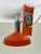Orange Space Age Herda Wall Lamp in Orange and Chrome, 1970s For Sale - Image 8 of 13