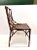 Metal Faux Bamboo Table and Four Chairs For Sale - Image 7 of 11