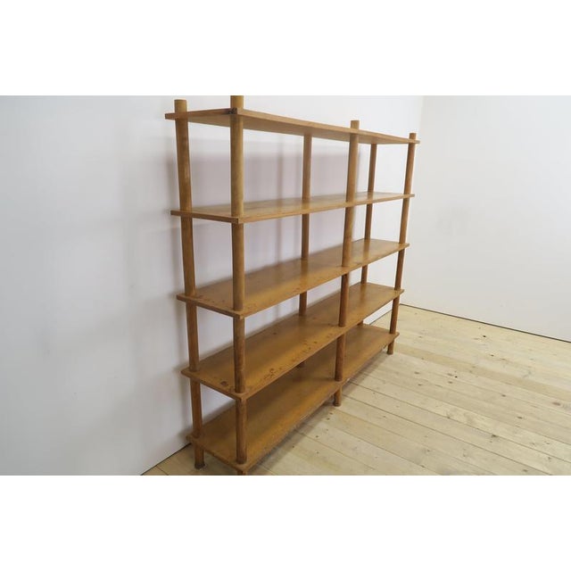 Freestanding oak bookcase, Denmark 1960