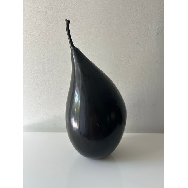 1980s 1980's Bronze Trio of Large Abstract Pear Sculptures For Sale - Image 5 of 11