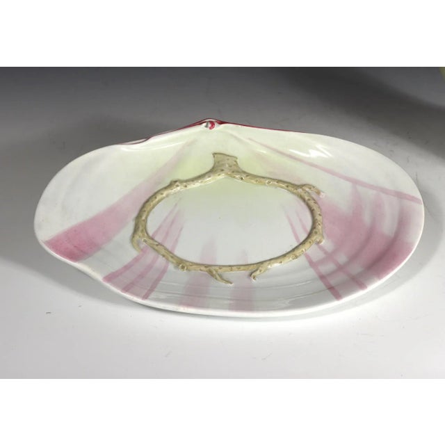 Wedgwood Pearlware Nautilus Sauce Tureen, Cover and Stand in Yellow and Pink Circa 1800–1815 For Sale - Image 9 of 10