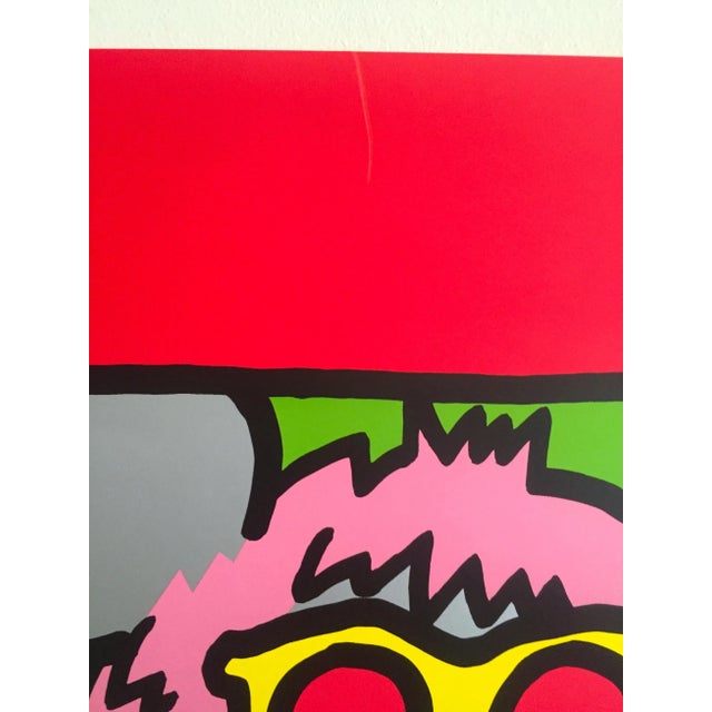 Keith Haring Estate 1993 Lithograph Print Collector's Pop Art Poster " Andy Mouse " 1986 For Sale - Image 12 of 13