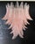 Large Italian Murano Six-Tier Pink Felci Glass Chandelier, 1990 For Sale - Image 4 of 16