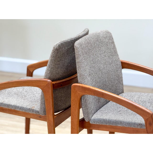 Danish Knife Chairs from K.S, 1960s, Set of 6 For Sale - Image 6 of 13