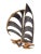 Bob Bennett (American, 1923-2003), "Reaching", 1985, Bronze Sculpture, in the form of a yacht racing, sails full of wind,...