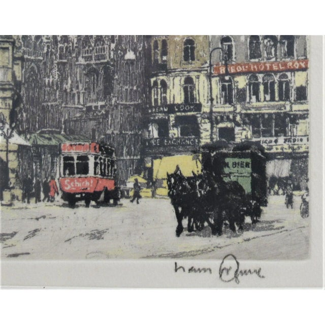 Hans Figura, Ansicht Von Rothenburg, Circa 1930 For Sale - Image 4 of 5