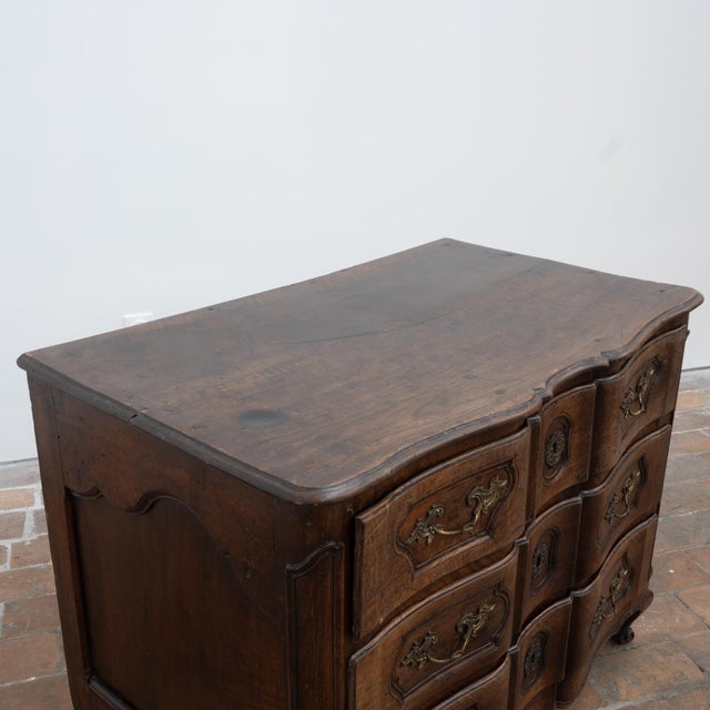 Wood 18th Century Louis XV Walnut Chest of Drawers, 1780 For Sale - Image 7 of 16
