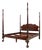 Statton King Size Ball & Claw Cherry Poster Bed For Sale