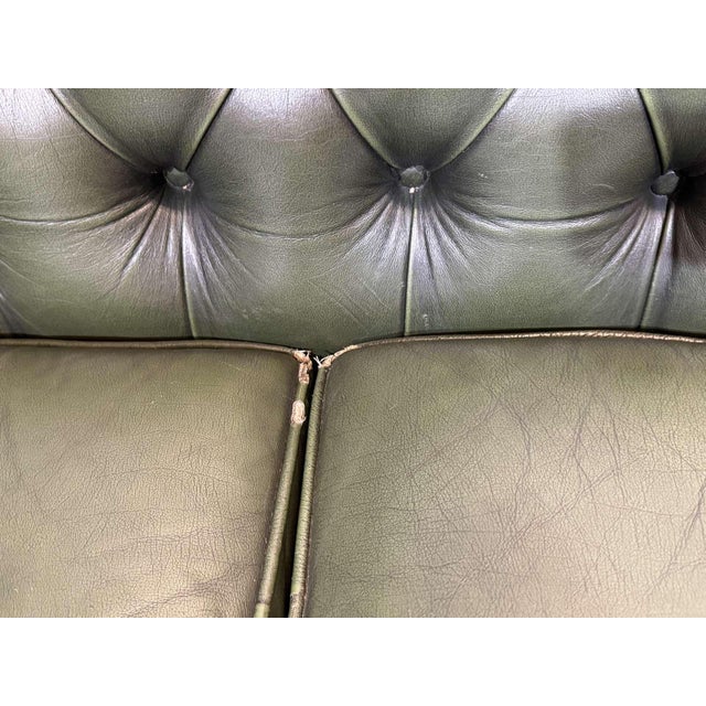 Chesterfield Leather 3-Seater Sofa, 1970s For Sale - Image 3 of 18
