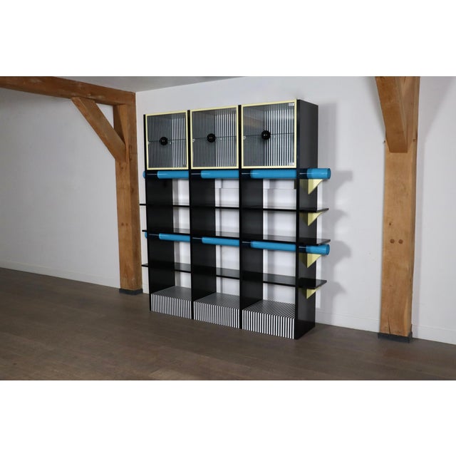 Mid-Century Modern Phoenix Bookcase by Michele De Lucchi, Milan, 1983 For Sale - Image 3 of 15