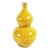 Contemporary Lemon Yellow Ceramic Bubble Vase For Sale