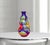 Contemporary La Musa Abstract Floral Ceramic Vase For Sale - Image 3 of 15
