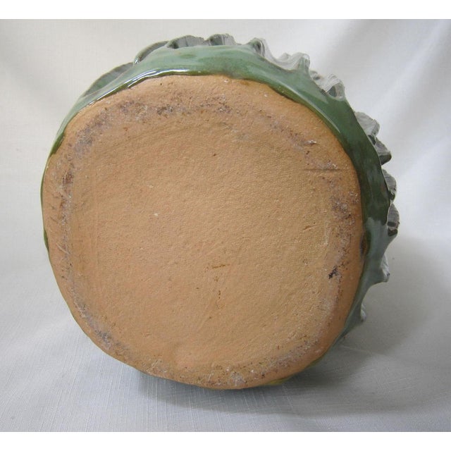 Mid-Century Modern Mid 20th Century Large Glaze Pottery Vase, Attributed a.r. Cole, Unisgned For Sale - Image 3 of 5