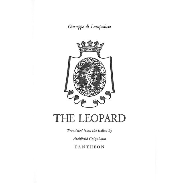 Traditional "The Leopard" 1960 DI Lampedusa, Giuseppe For Sale - Image 3 of 7