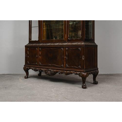 Art Nouveau Display Cabinet in Pine For Sale - Image 13 of 18