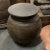 Early 20th Century Early 20th Century Indian Wooden Vessel With Visible Wood Grain For Sale - Image 5 of 12