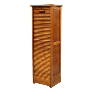 Vintage Filing Cabinet in Oak, 1920s For Sale