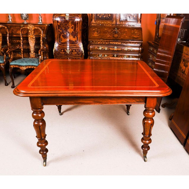 Antique William IV Extending Dining Table and Chairs in Mahogany, Set of 11 For Sale - Image 9 of 18
