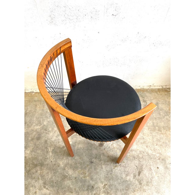 Wood Niels Jorgen String Dining Chairs Set of 6 Danish Modern For Sale - Image 7 of 10