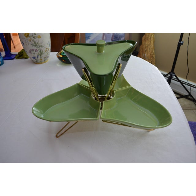 Avocado Mid 20th Century Santa Anita Ware California Modern Serving Dish - 6 Pieces For Sale - Image 8 of 8