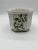 Antique White Vintage Italian Handpainted Dogwood Octagonal Cache Pot For Sale - Image 8 of 8
