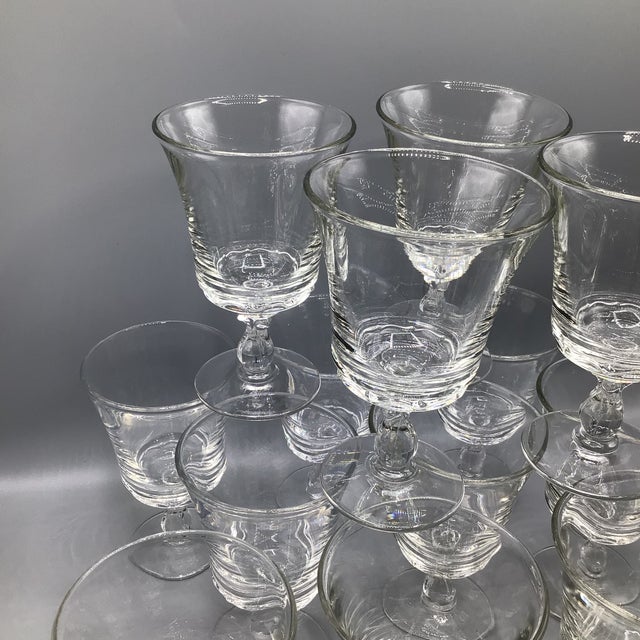 Vintage Fostoria "Century Pressed Glass" Water Goblet Set of 16 Chairish